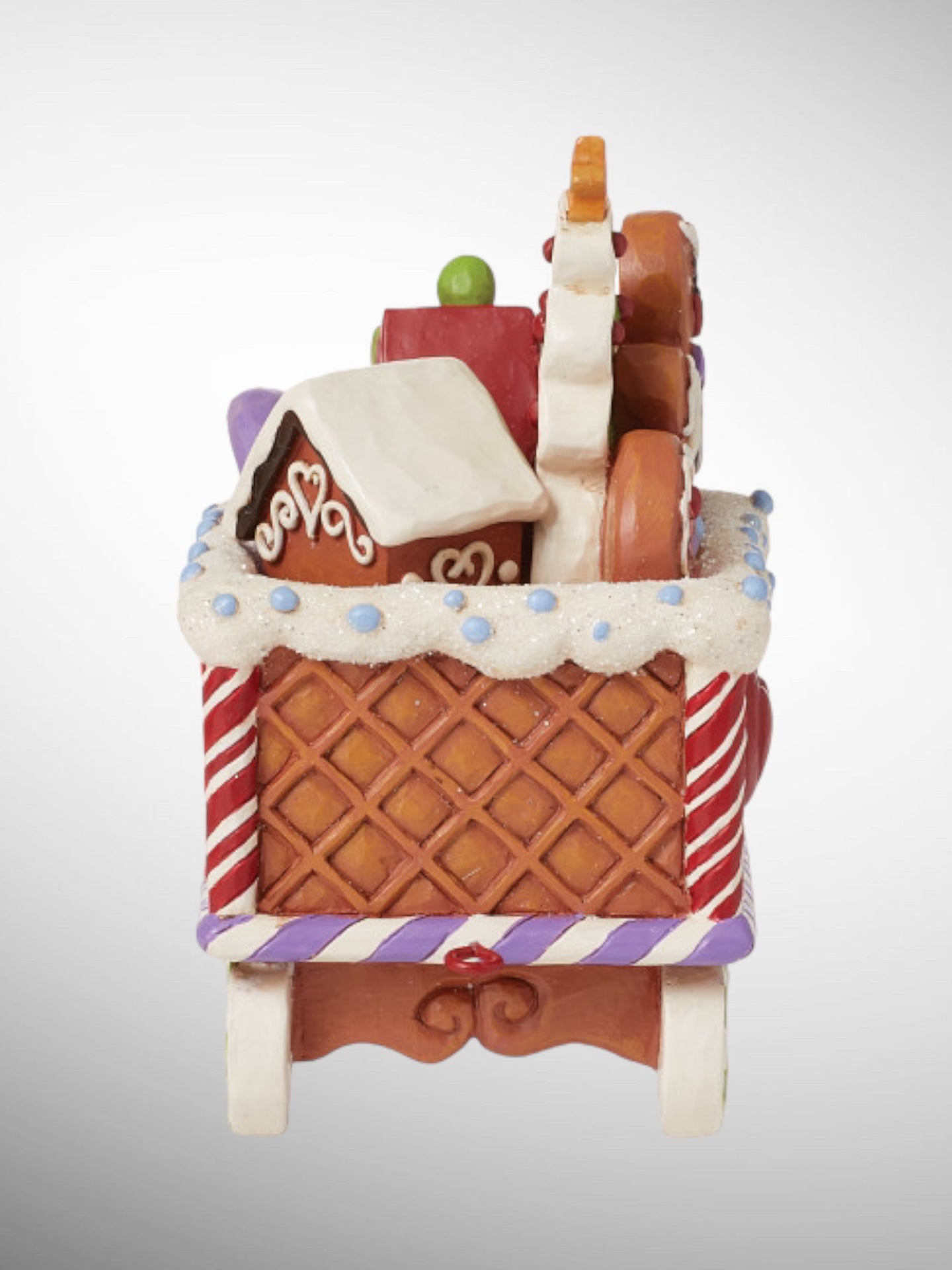 Jim Shore Gingerbread Christmas - Railway Surprises Gingerbread Train Car Figurine